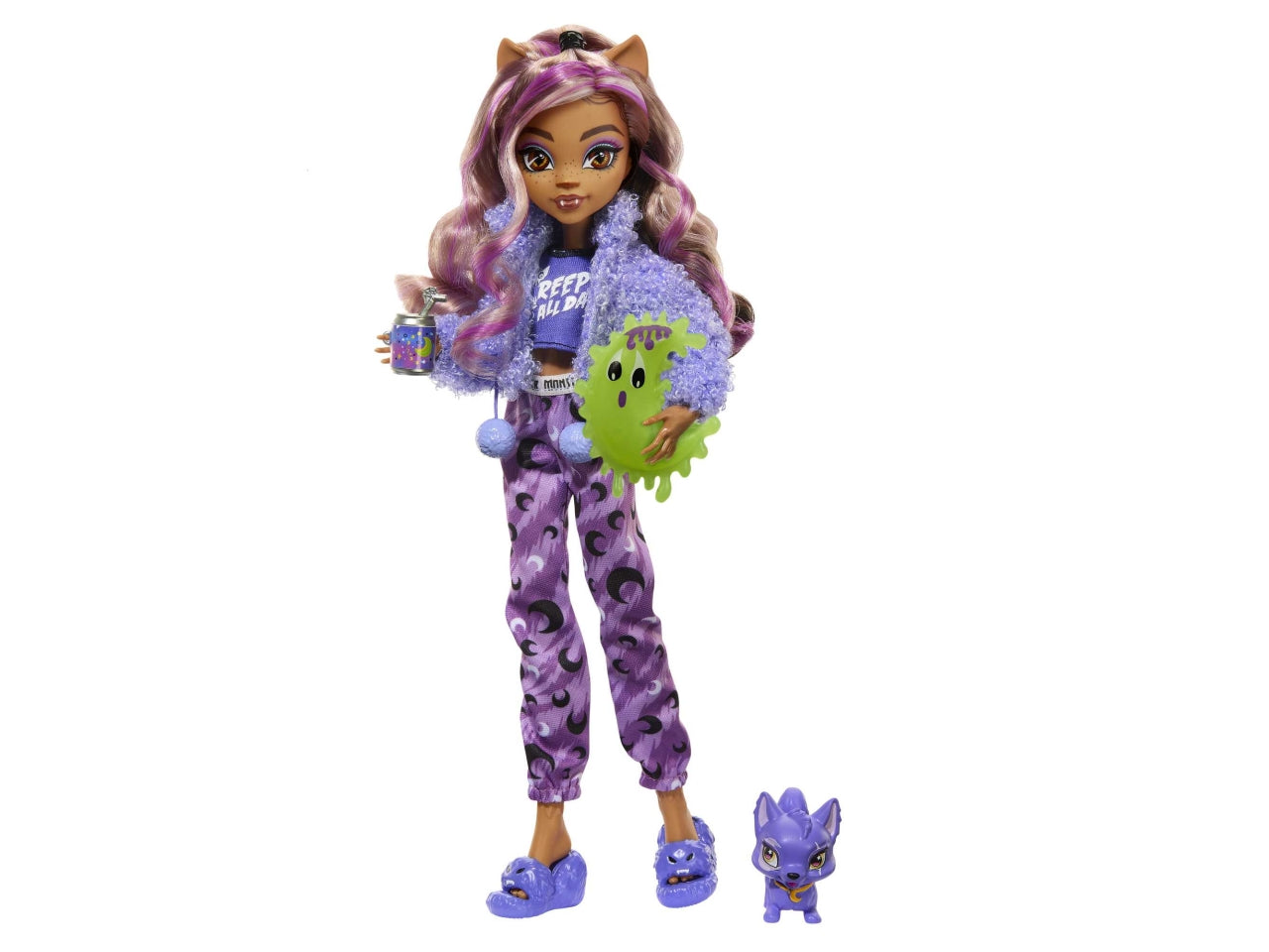 Monster high pigiama party clawdeen