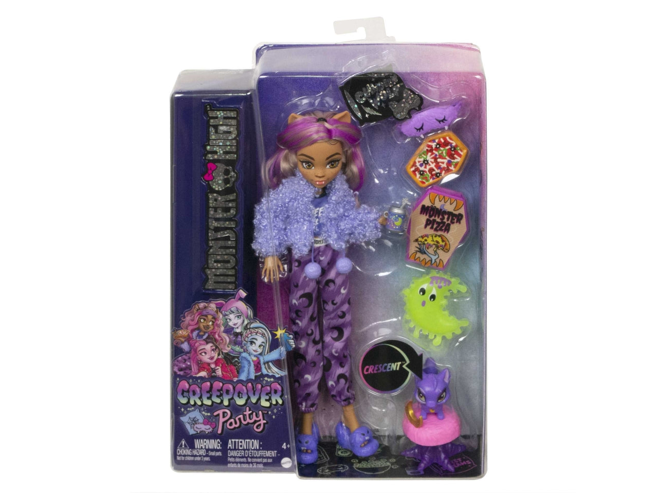 Monster high pigiama party clawdeen