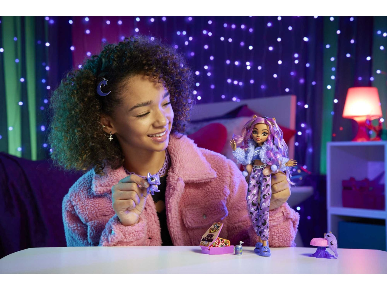 Monster high pigiama party clawdeen