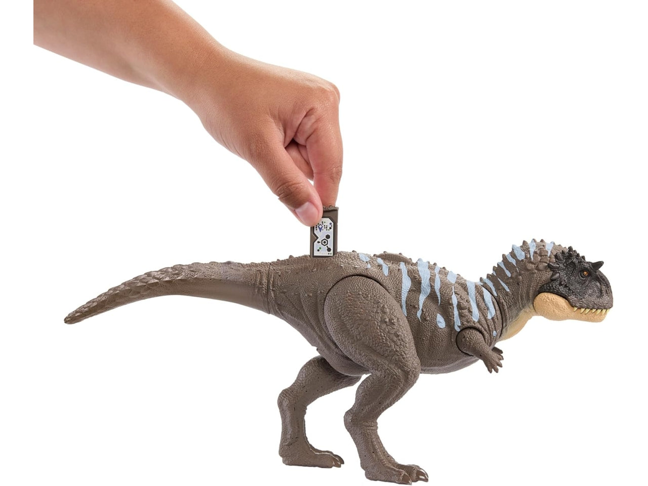 Jurassic World - Ruggito Selvaggio, Diabloceratopo, dinosauro con suoni e mossa d'attacco, dimensioni medie, snodato, con gioco digitale??, Giocattolo per Bambini 4+ Anni - Mattel