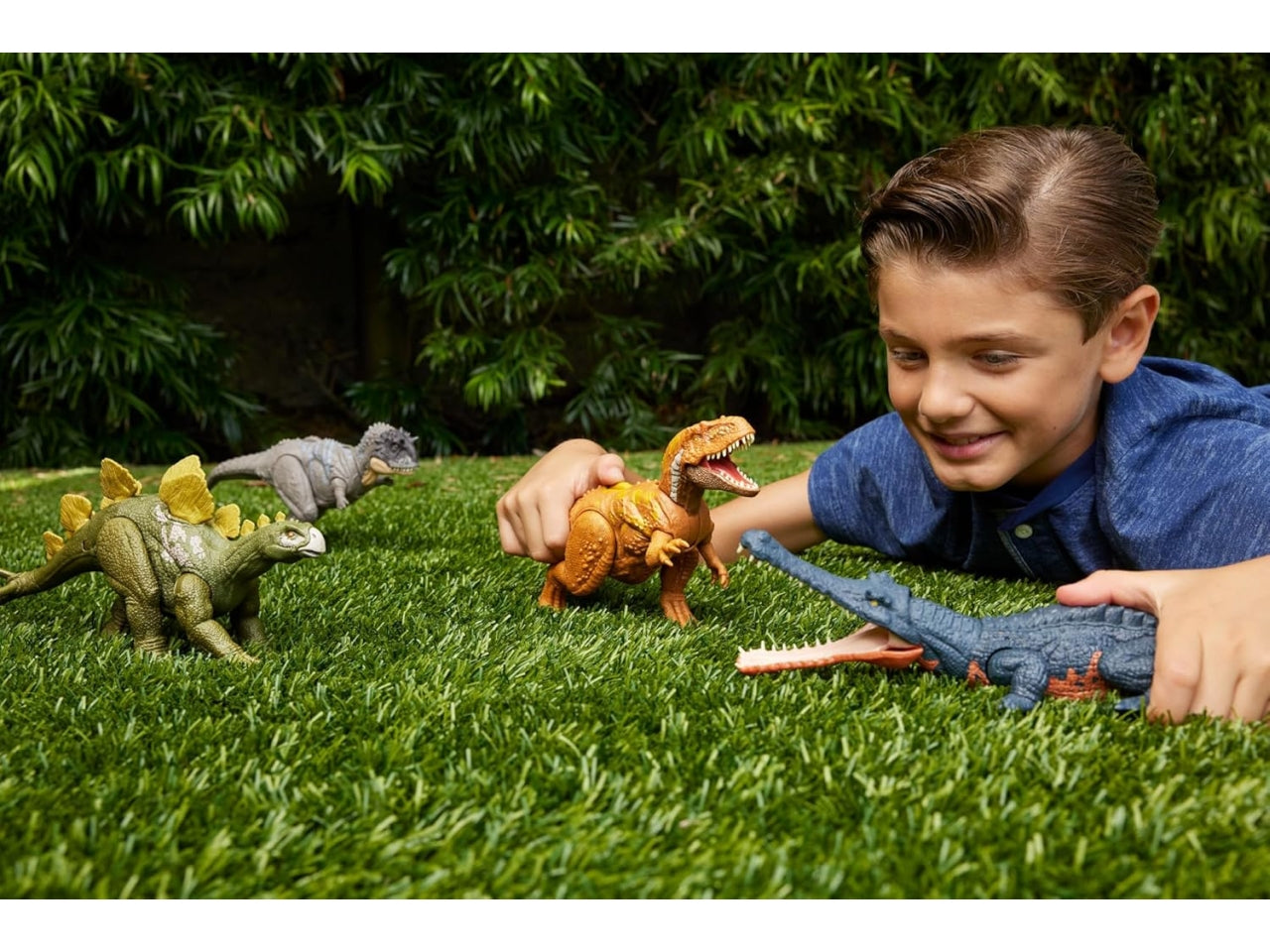 Jurassic World - Ruggito Selvaggio, Diabloceratopo, dinosauro con suoni e mossa d'attacco, dimensioni medie, snodato, con gioco digitale??, Giocattolo per Bambini 4+ Anni - Mattel