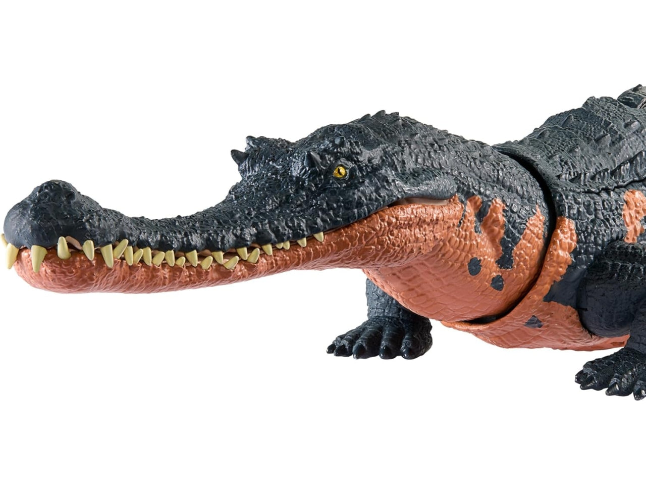 Jurassic World - Ruggito Selvaggio, Diabloceratopo, dinosauro con suoni e mossa d'attacco, dimensioni medie, snodato, con gioco digitale??, Giocattolo per Bambini 4+ Anni - Mattel