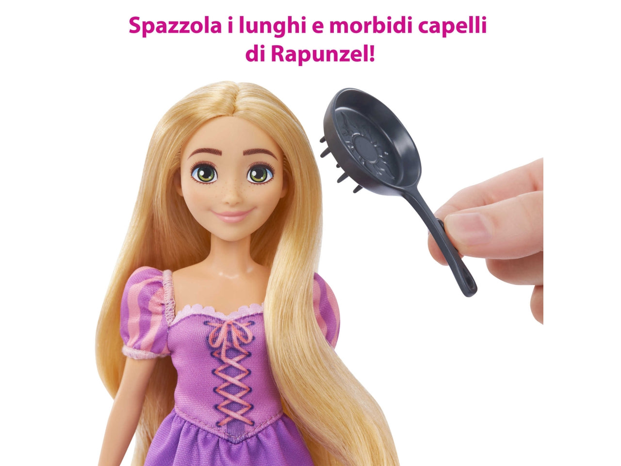 Disney Princess - Rapunzel e Maximus, con Pascal, spazzola e accessori da equitazione, ispirati al film Disney, Giocattolo per Bambini 3+ Anni - Mattel