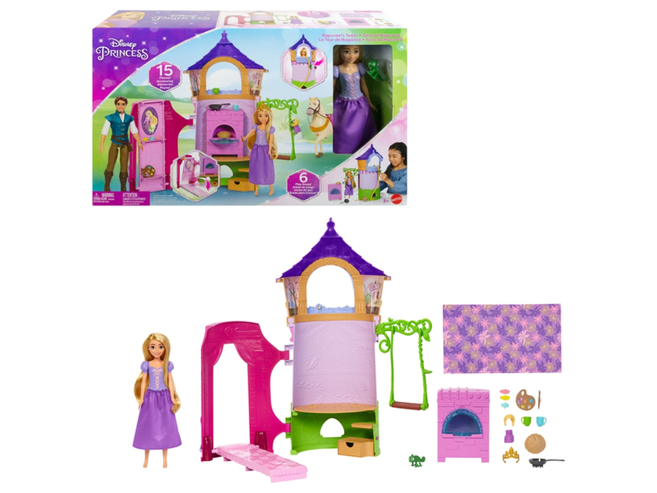 Disney princess rapunzel tower playset