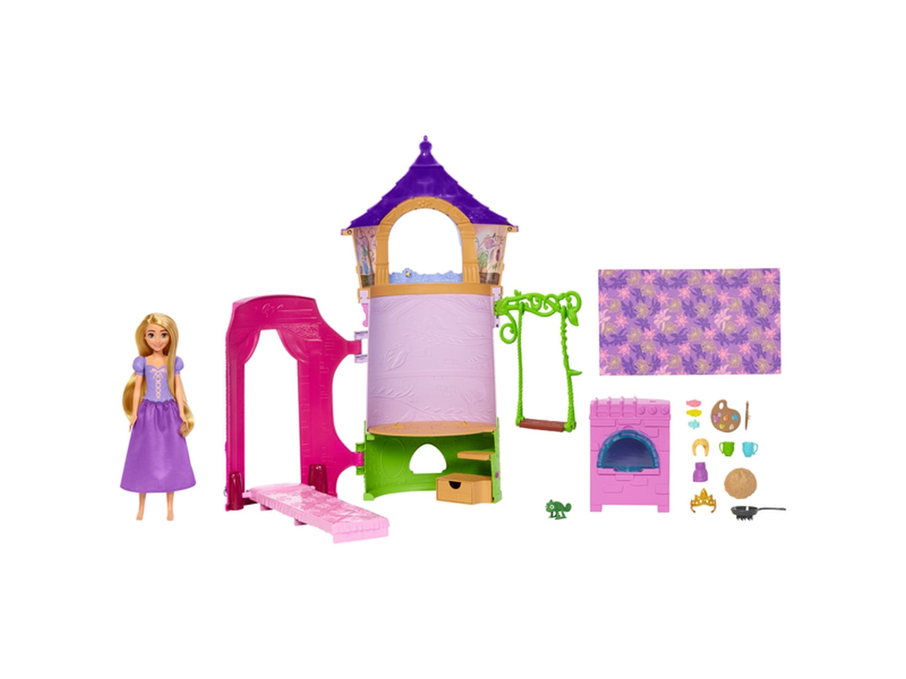 Disney princess rapunzel tower playset