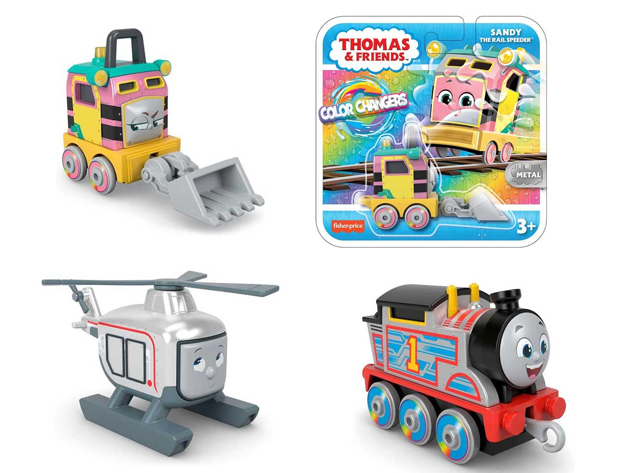 Thomas & Friends Locomotiva Cambia Colore: Giocattolo Multicolor per Bambini di 3+ Anni - Mattel