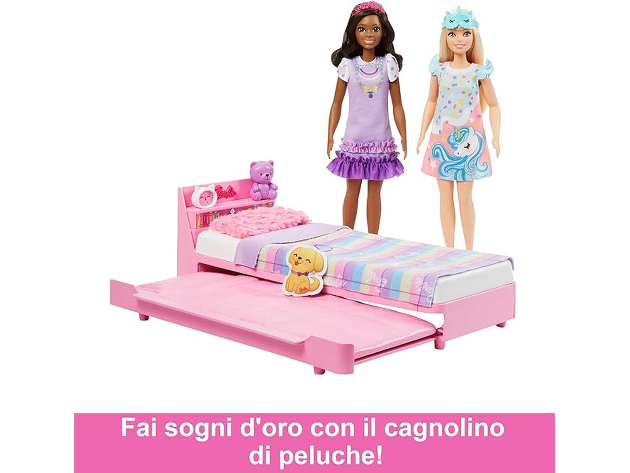 Barbie My First camera da letto con accessori inclusi, per bambini dai 3+ anni, Mattel