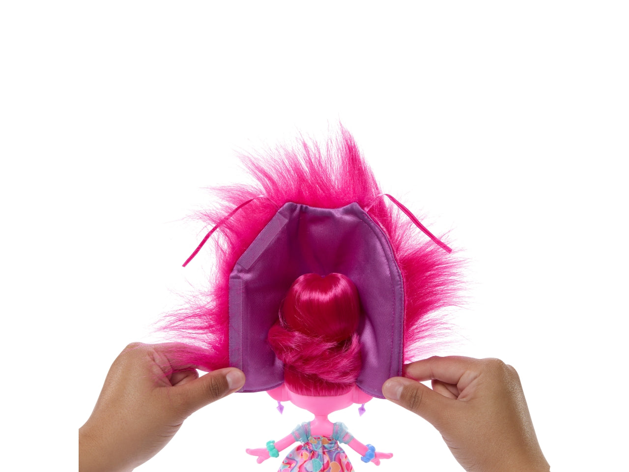 Mattel trolls poppy magiche acconciature