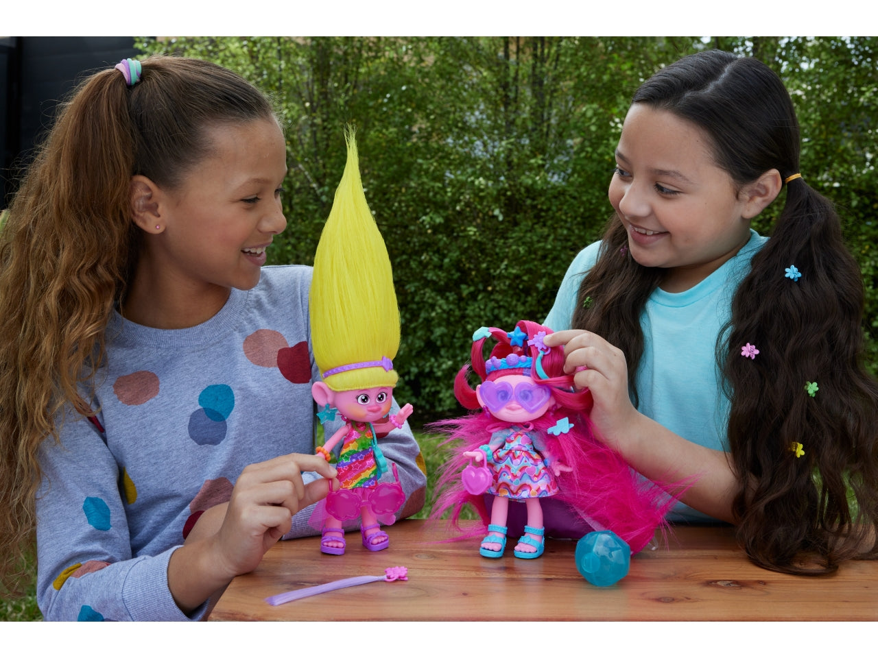 Mattel trolls poppy magiche acconciature