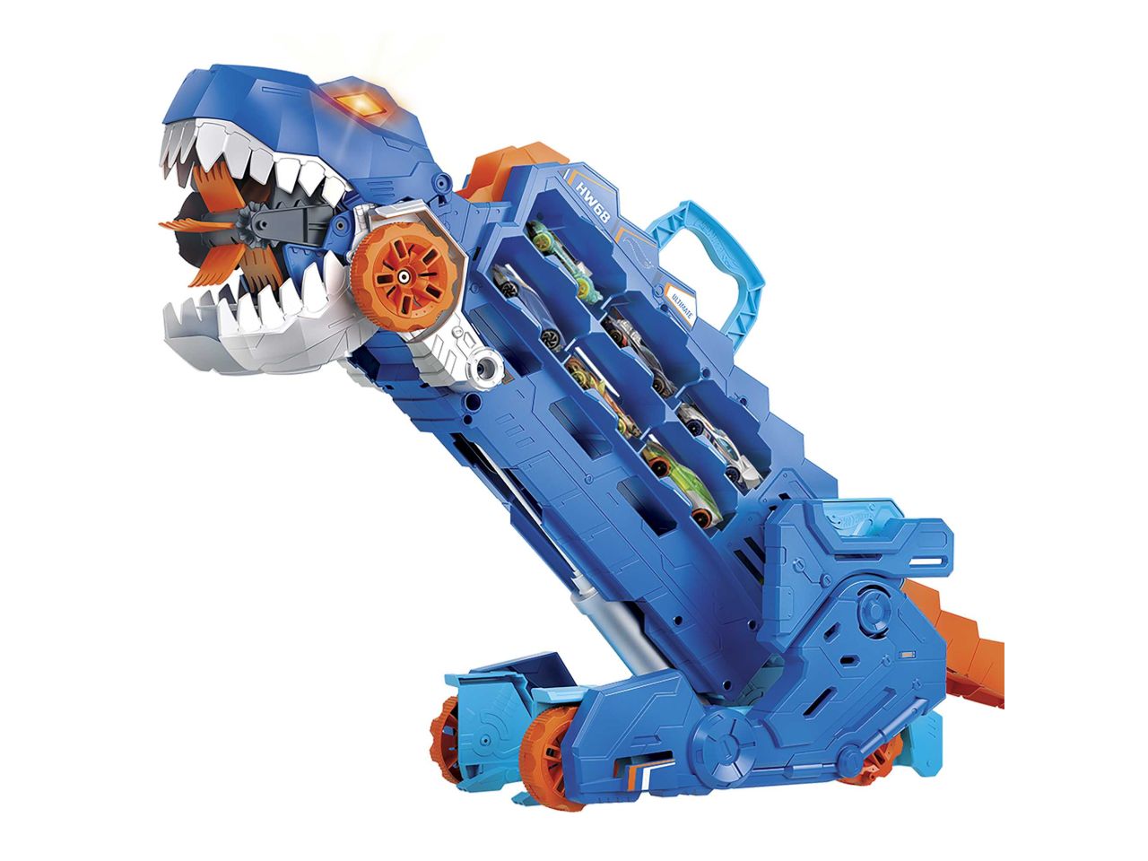 Mattel hot wheels city mega t-rex trasportatore