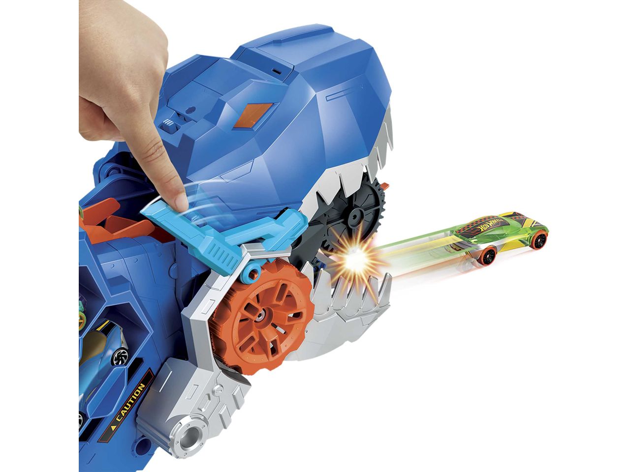 Mattel hot wheels city mega t-rex trasportatore