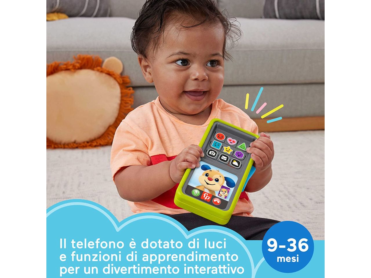 Fisher price smartphone scorri & impara