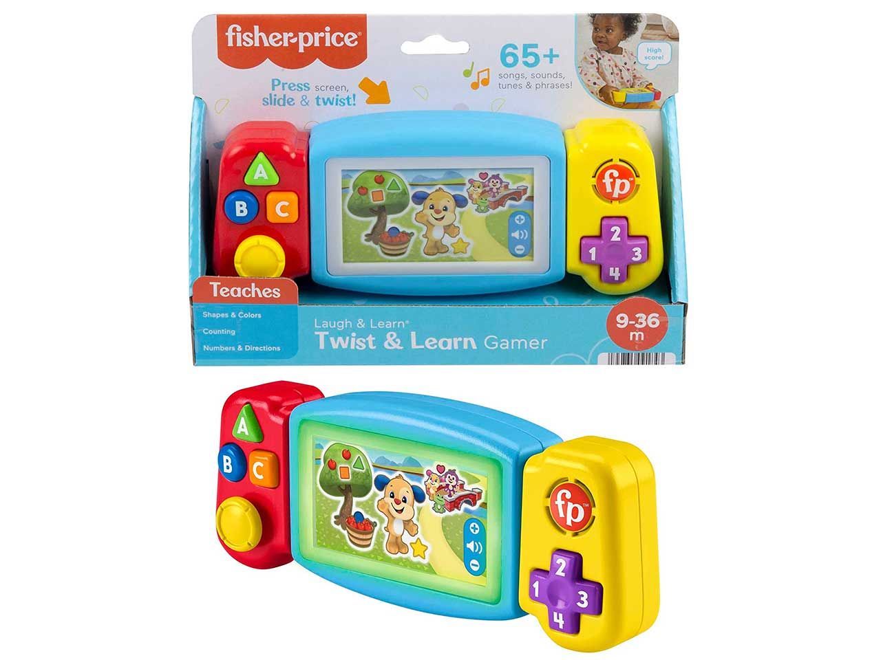 Fisher price console gira e impara