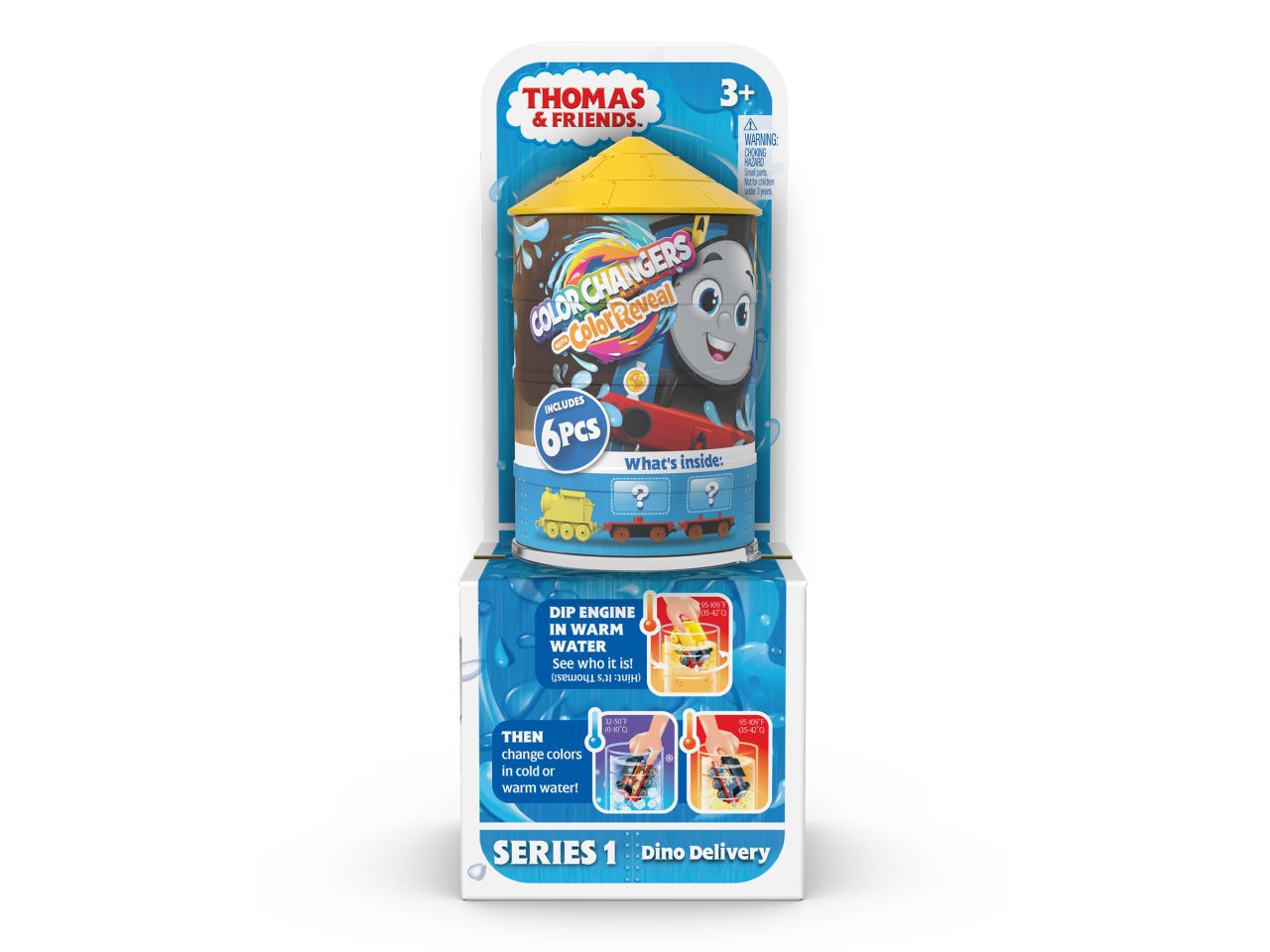 Mattel trenino thomas & friends color reveal locomotive a sorpresa