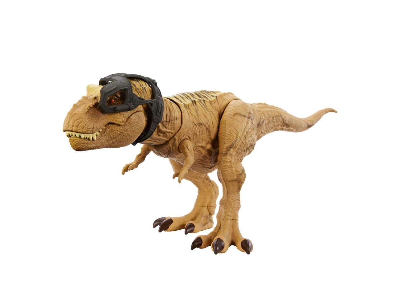 Mattel jurassic world t-rex caccia e divora