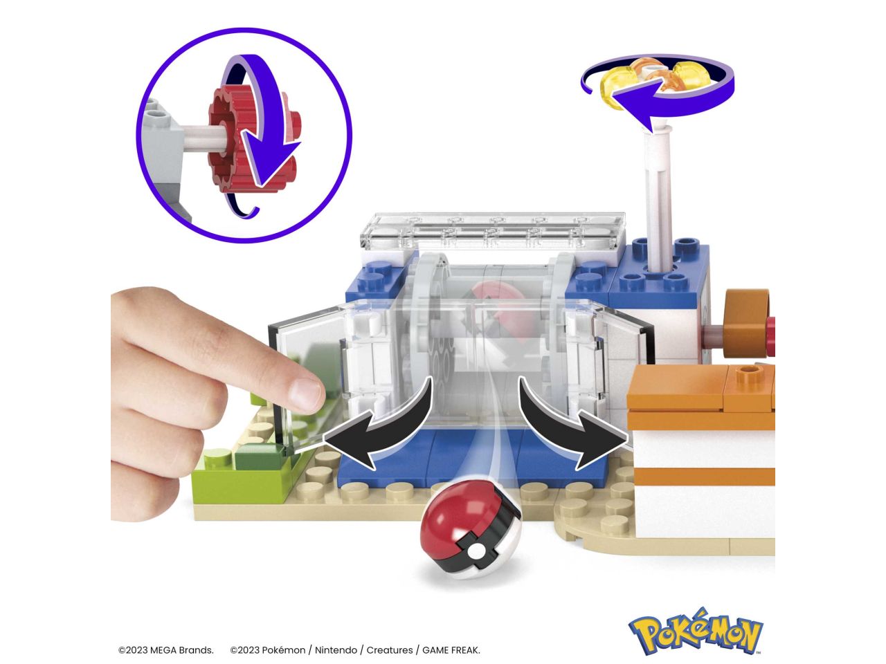 Mattel mega pokemon centro pokemon set da costruire con 648 mattoncini