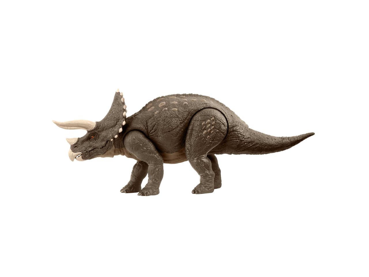Mattel jurassic world triceratopo protettore della natura