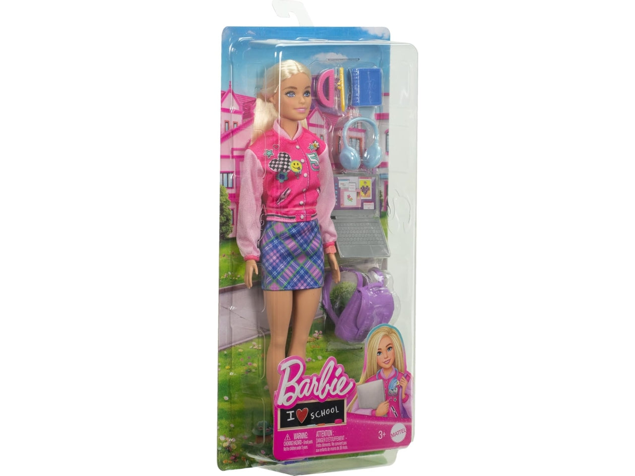 Barbie doll con accessori scuola