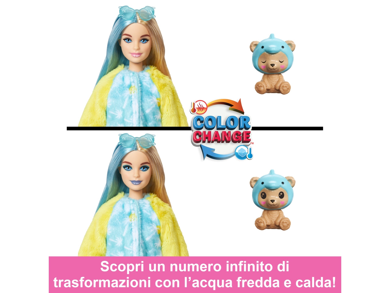 Barbie cutie reveal azzurro singola