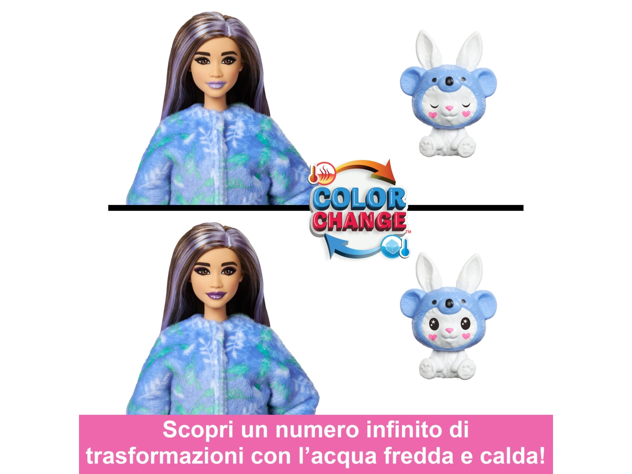 Barbie cutie reveal azzurro singola