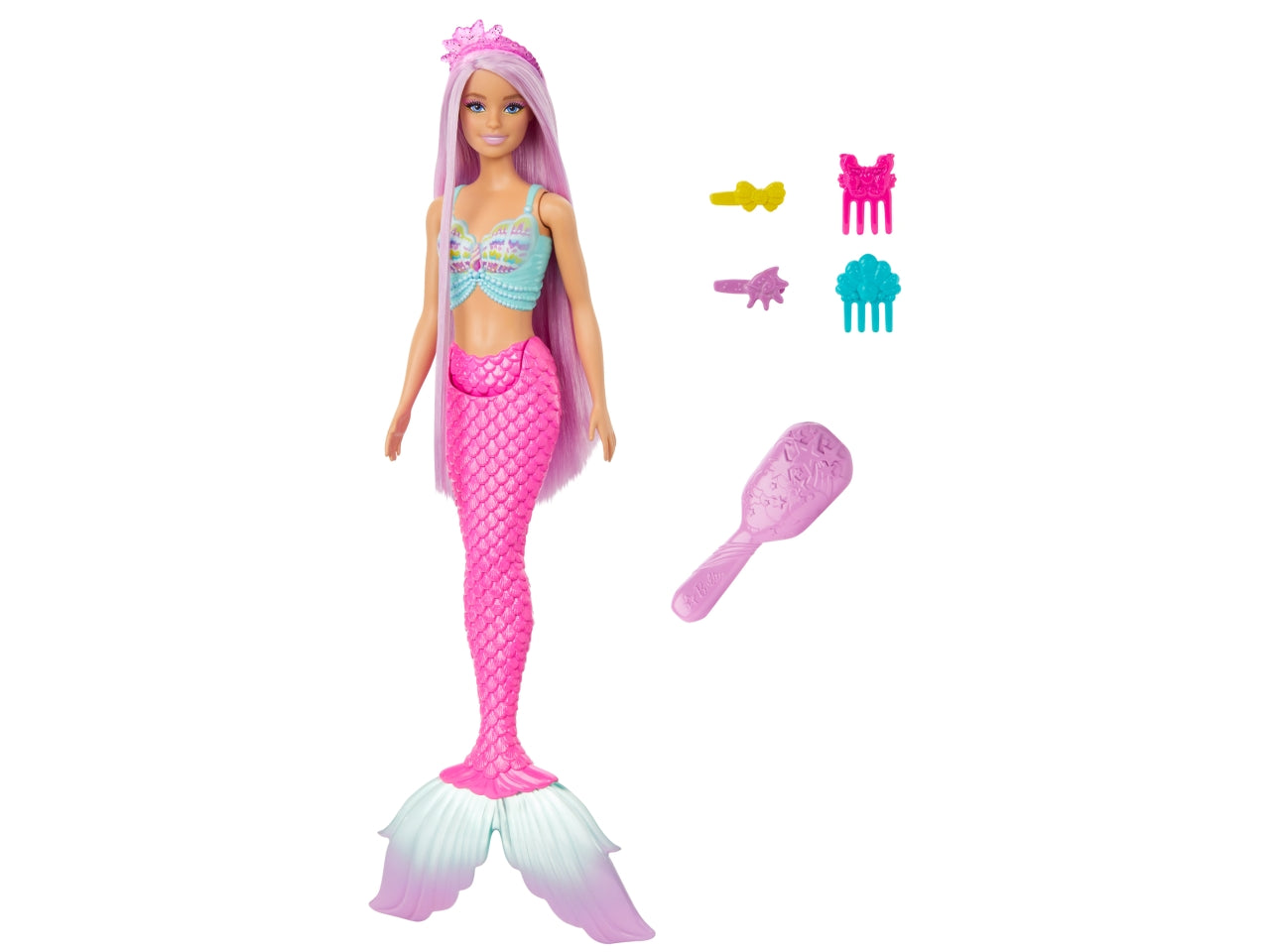 Barbie sirena capelli fantasia