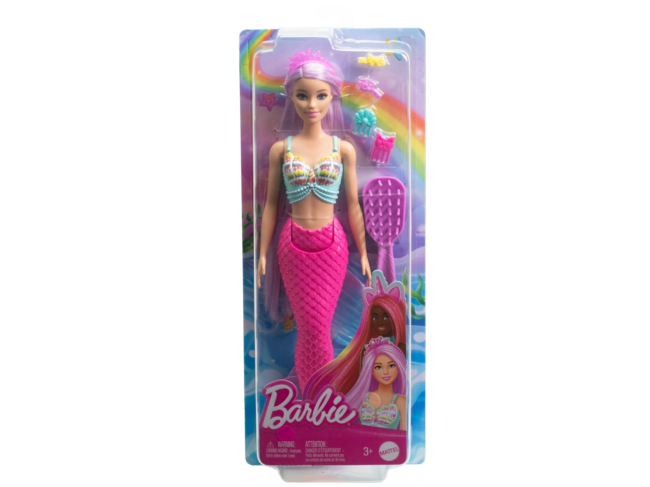 Barbie sirena capelli fantasia