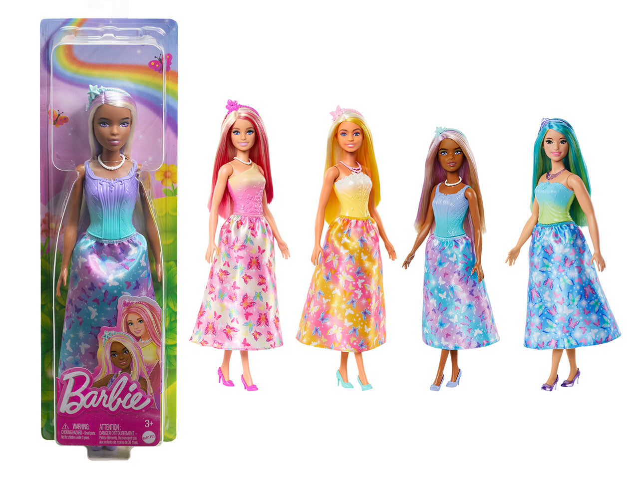 Barbie Fairytale Principesse: Giocattolo Multicolor per Bambine di 3+ Anni - Mattel