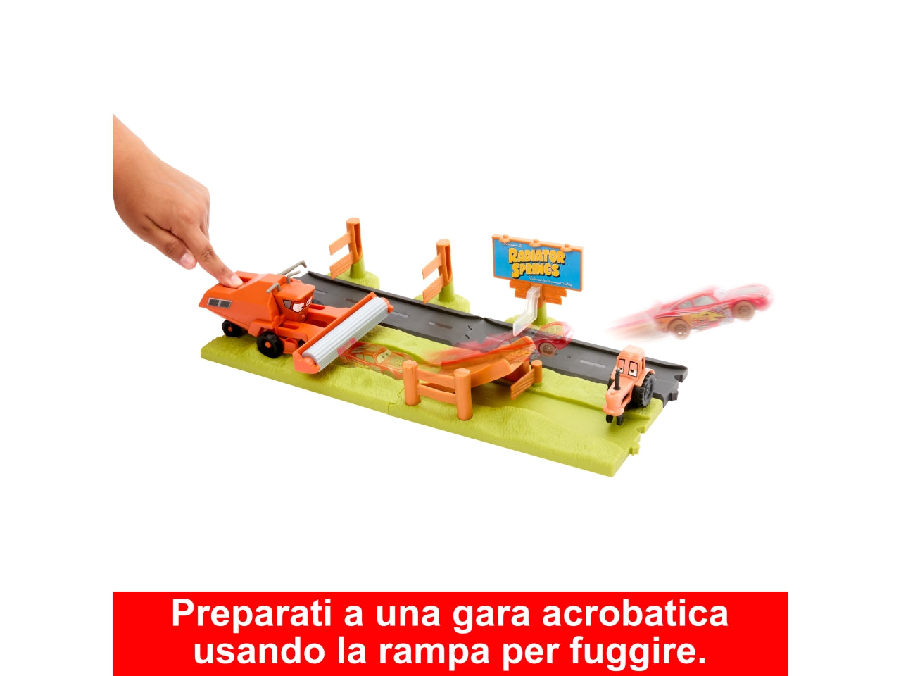 Cars scappa da frank playset 81cm