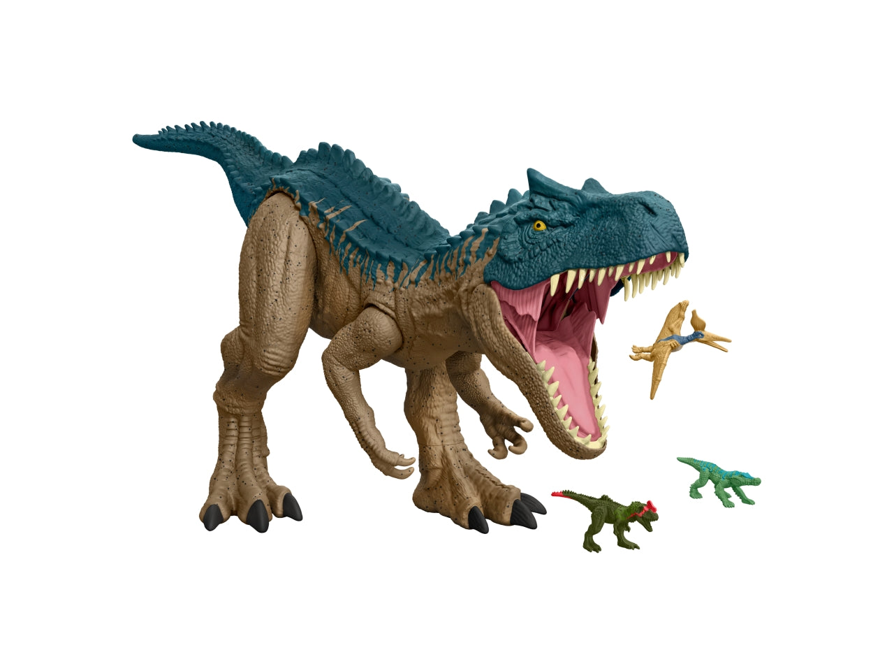 Jurassic world allosauro, gioco dinosauro per bambini 4+ Mattel