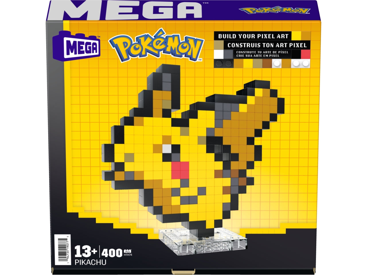 Mega pokemon pixel art - pikachu