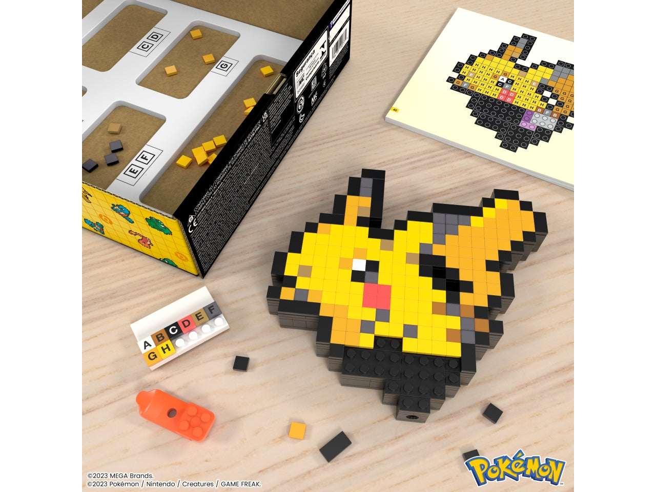 Mega pokemon pixel art - pikachu