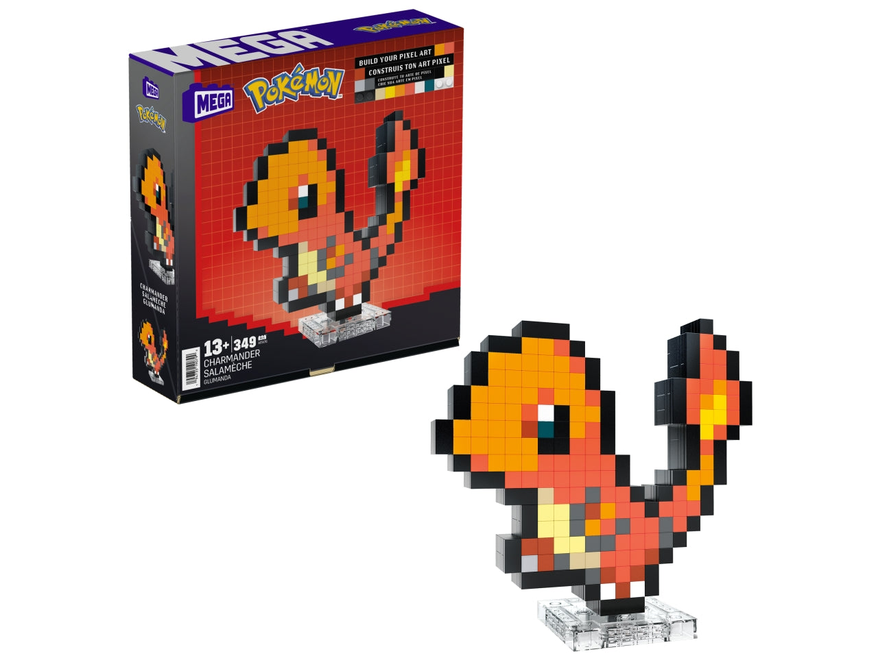 Mega pokemon pixel art - charmander