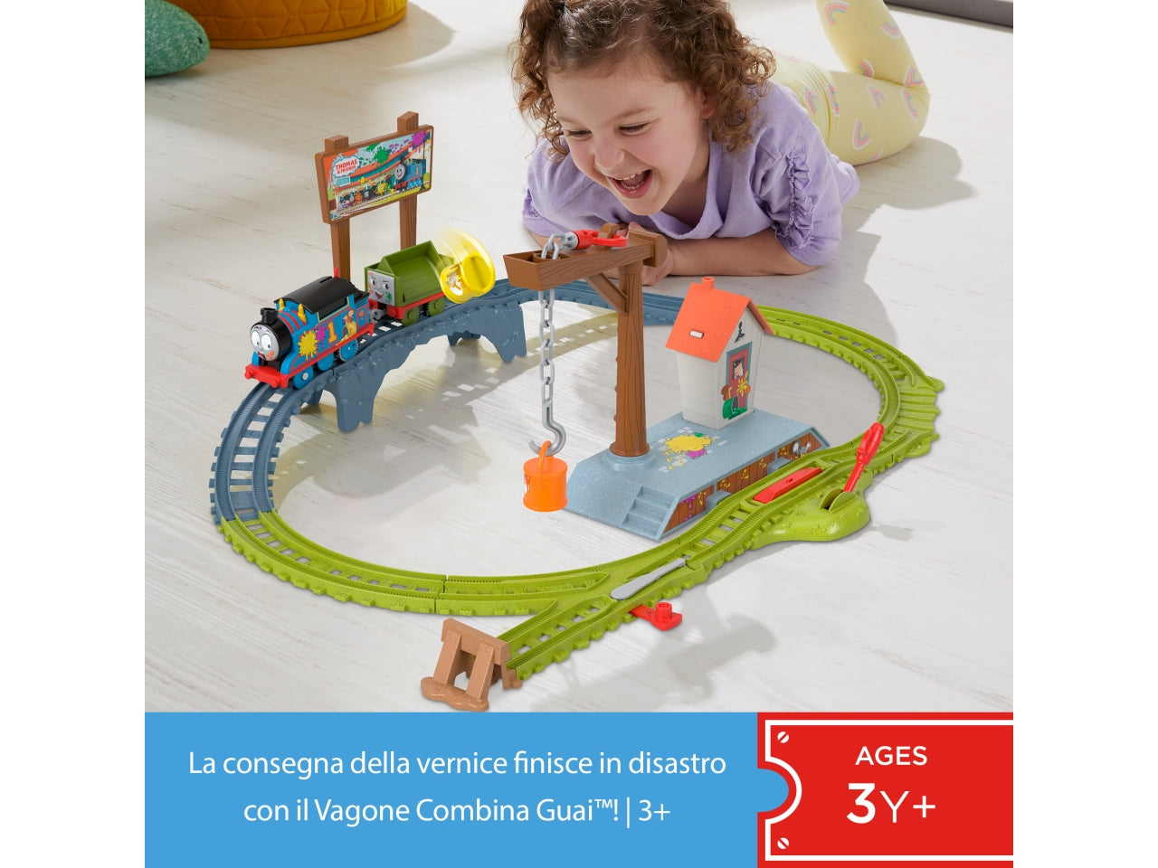 Thomas & friends pista avventure a colori