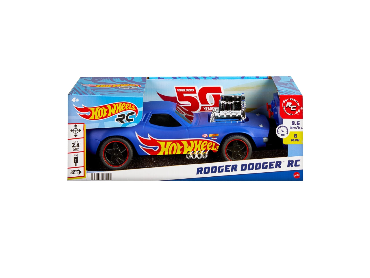 Hot wheels rodger dodger radiocomandata scala 1:16