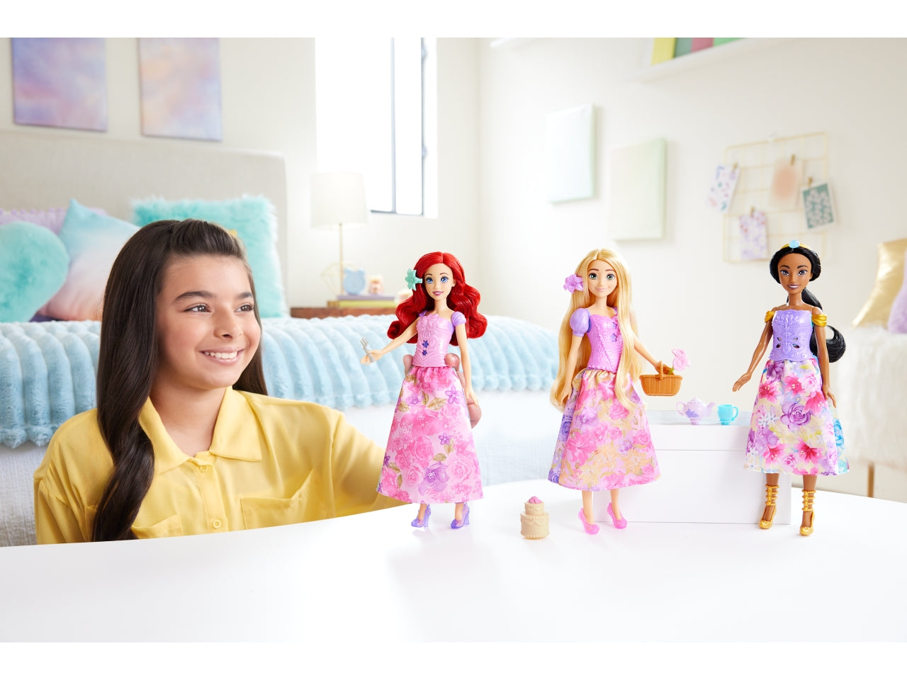 Principesse Disney Spin and Reveal, fashion dolls 3+ Mattel