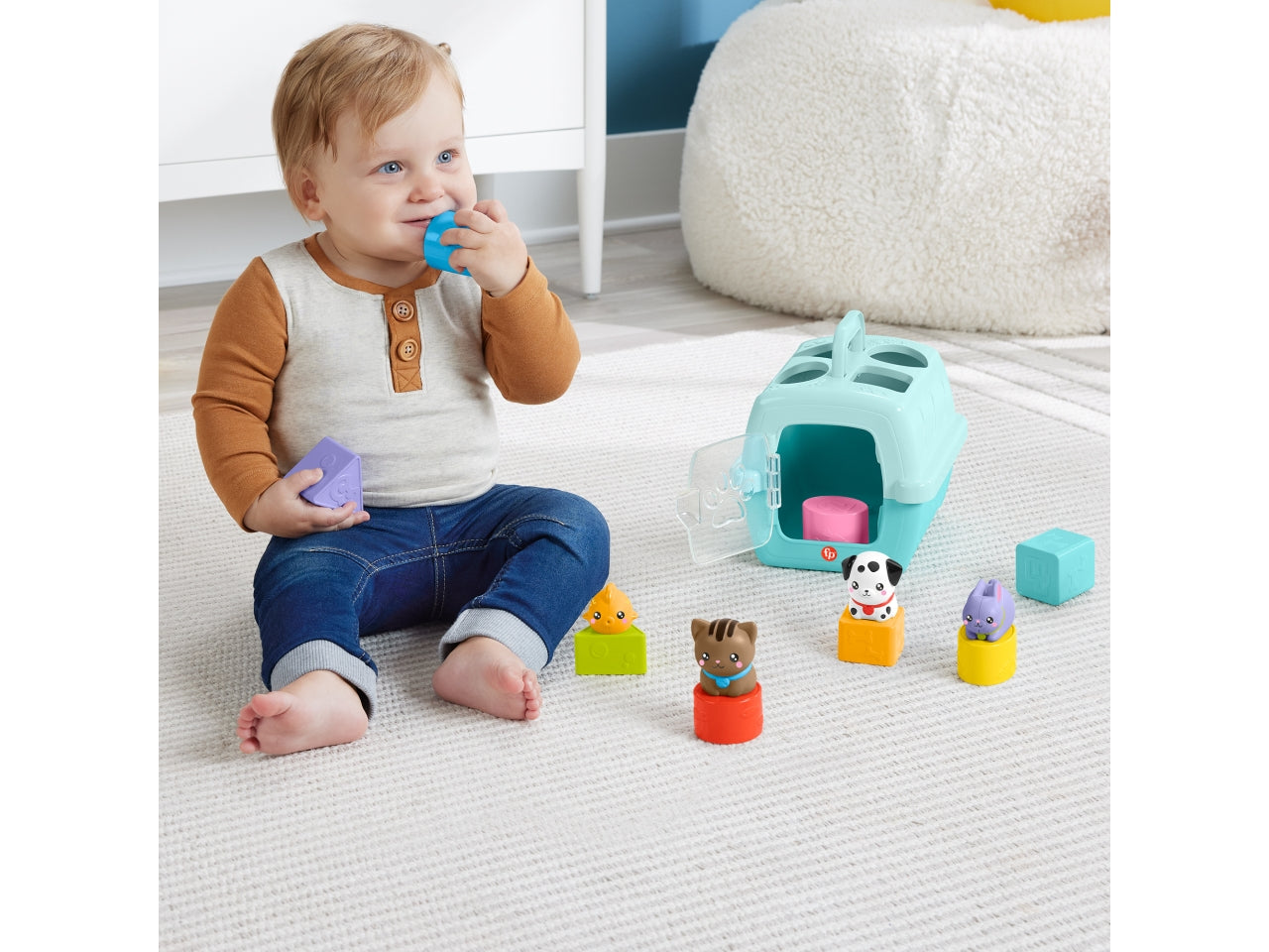 Trasportino Fisher-Price Cercaforme per Bambini dai 6 Mesi in Su - Mattel