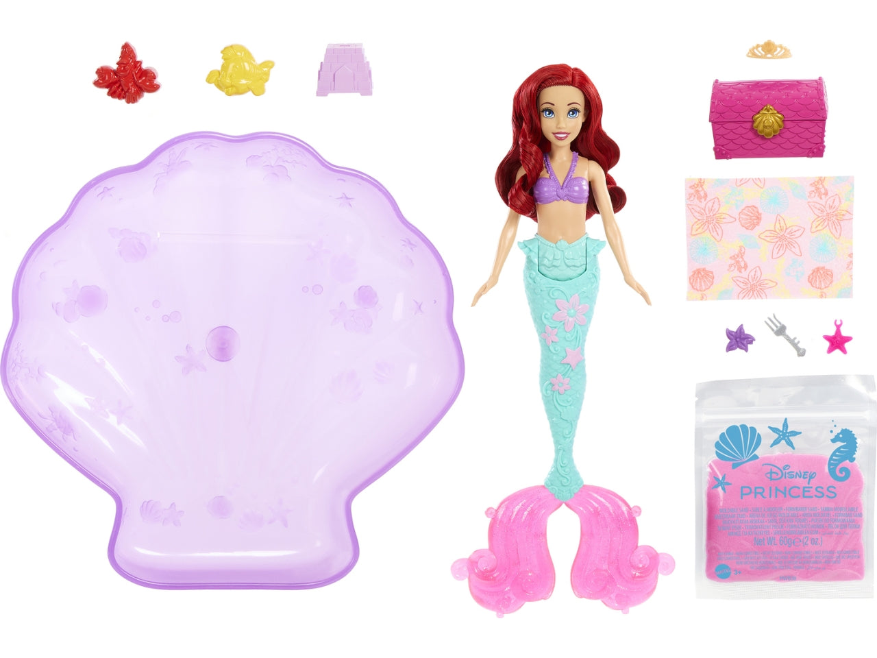 Bambola della Sirenetta Disney Princess Sand and Swim Ariel | Mattel