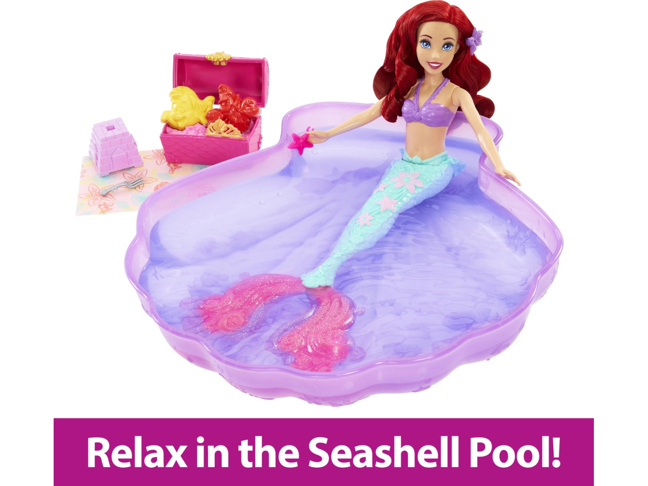 Bambola della Sirenetta Disney Princess Sand and Swim Ariel | Mattel