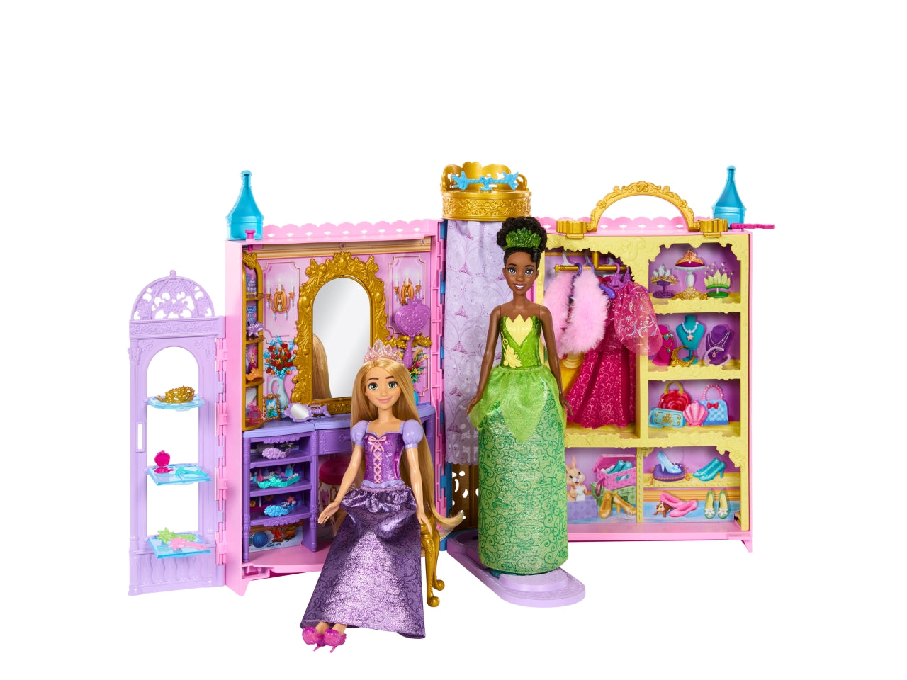 Principesse Disney Set da gioco Guardaroba da favola con accessori 3+ Mattel