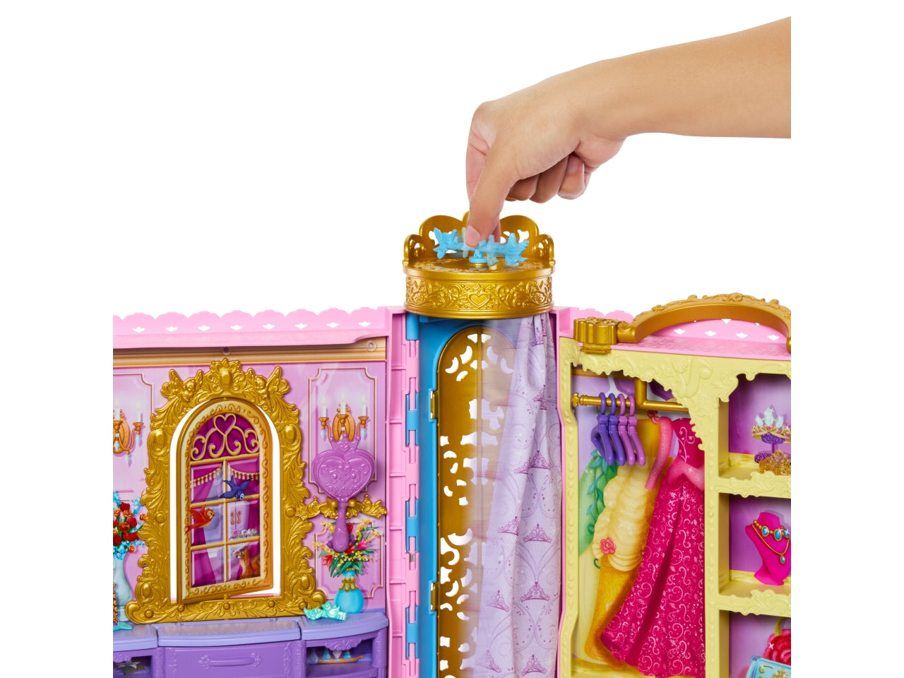 Principesse Disney Set da gioco Guardaroba da favola con accessori 3+ Mattel