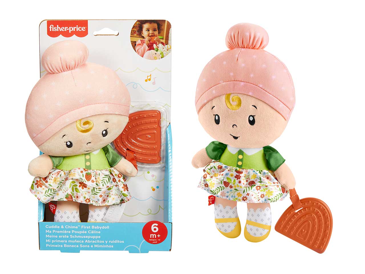 Fisher-price bambolina coccole e abbracci