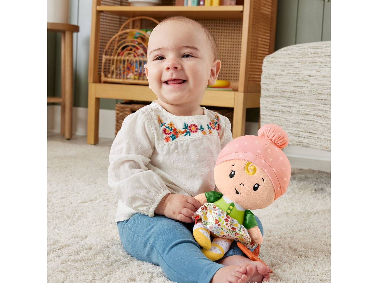 Fisher-price bambolina coccole e abbracci