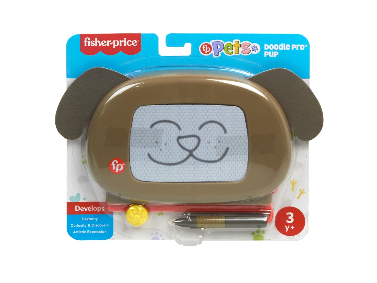 Lavagnetta magnetica per bambini a forma di animali 3+ Fisher-price