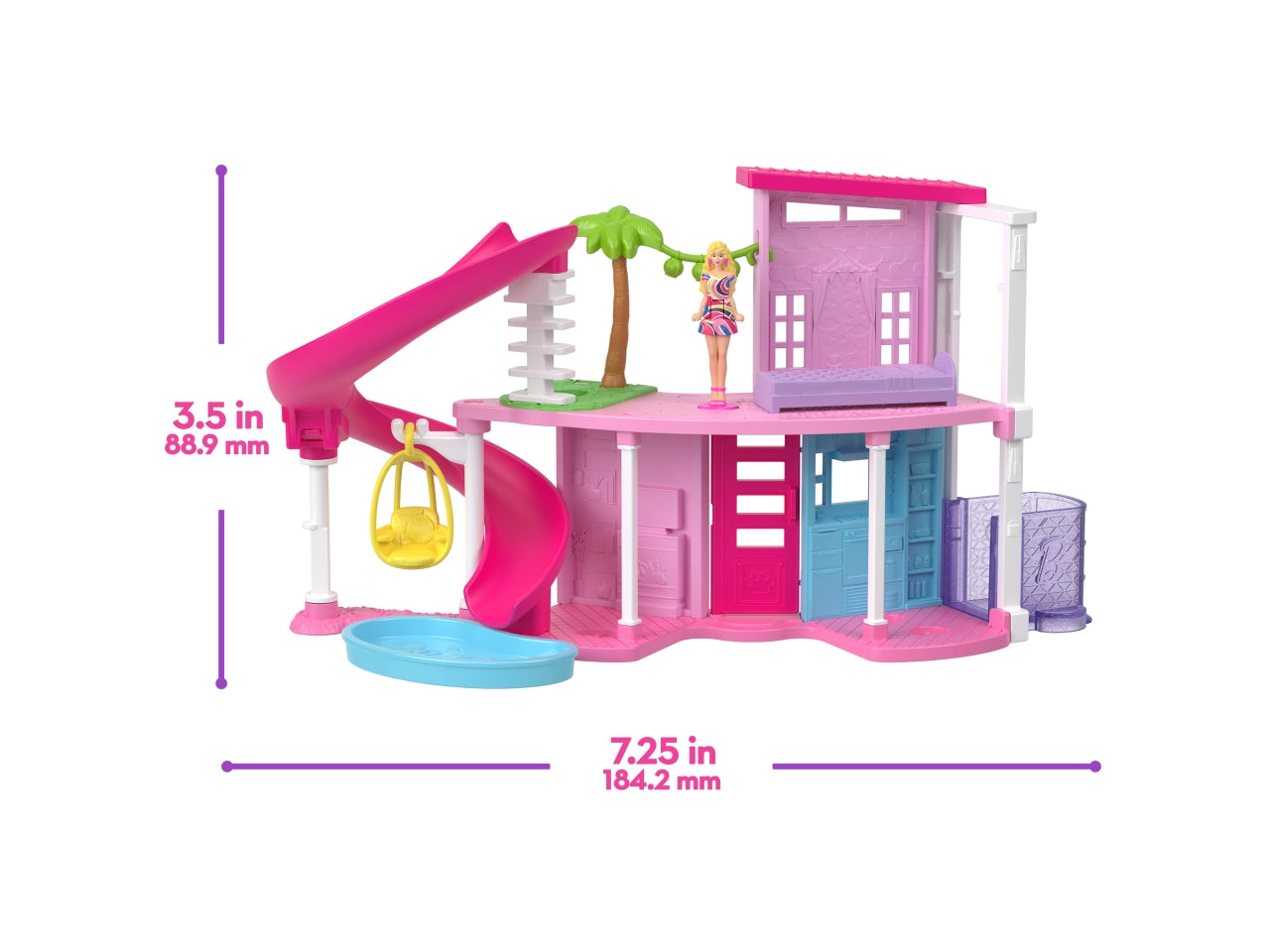 Barbie Mini BarbieLand - Maison, Case giocattolo assortite con dolls per bambine 4+ Mattel