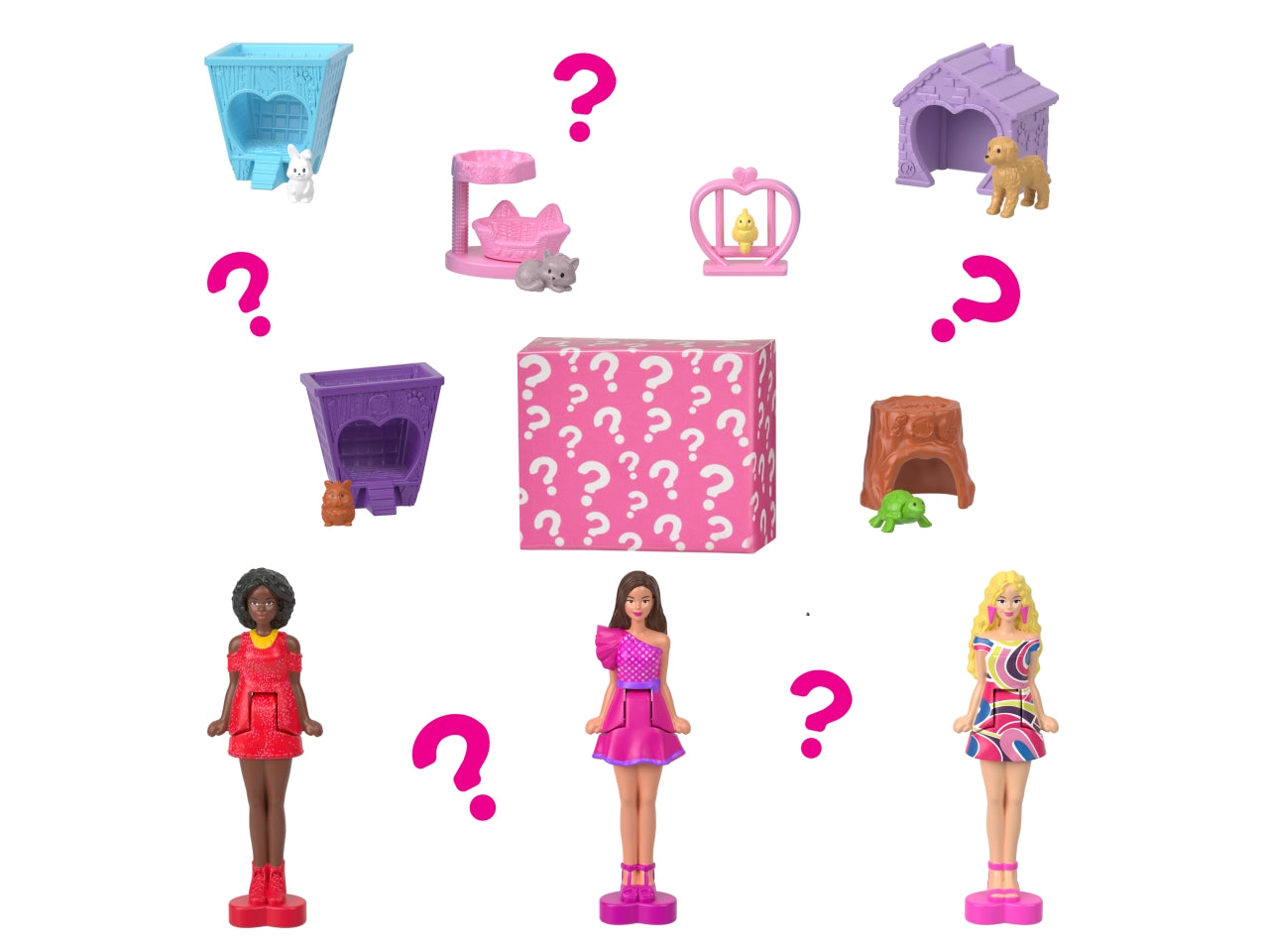 Barbie Mini BarbieLand - Maison, Case giocattolo assortite con dolls per bambine 4+ Mattel