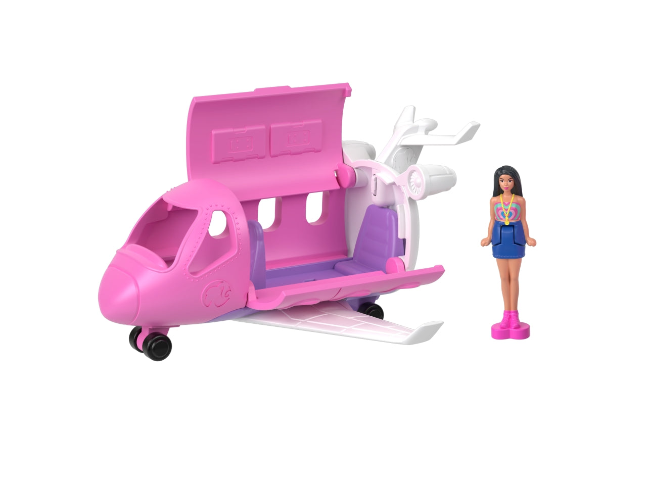 Barbie Mini barbieland, Veicoli giocattolo assortiti con dolls per bambine 4+ Mattel