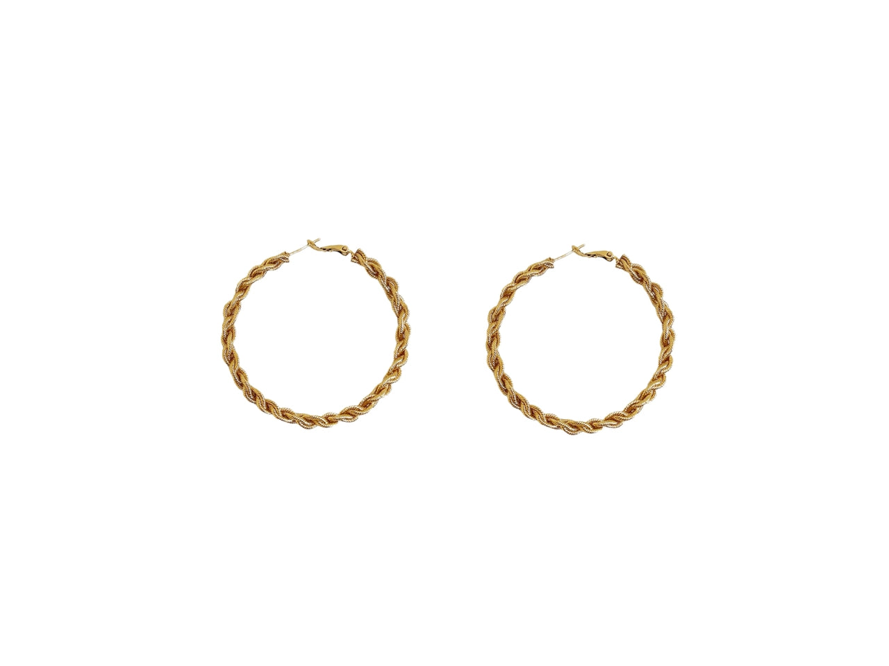 Orecchini cerchio 4cm catena z