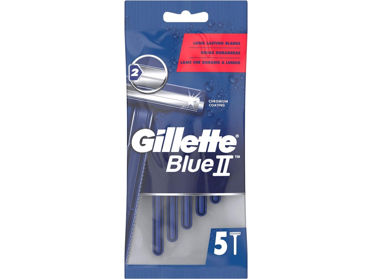 Gillette rasoi blue ii 5 rasoi $