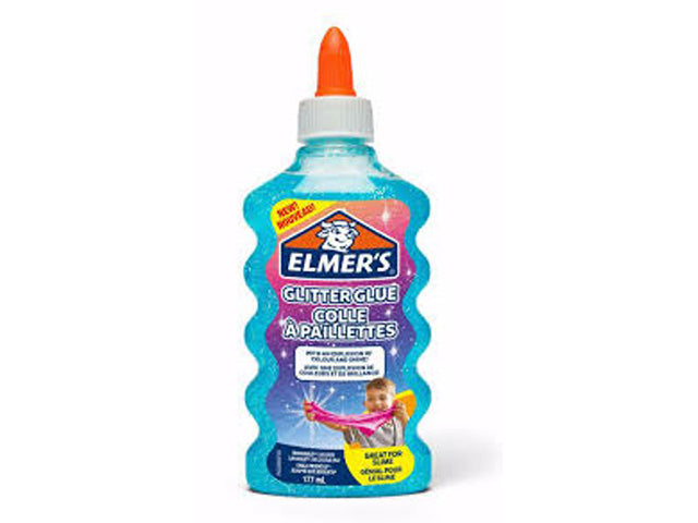 Elmer's colla glitter 177ml blu