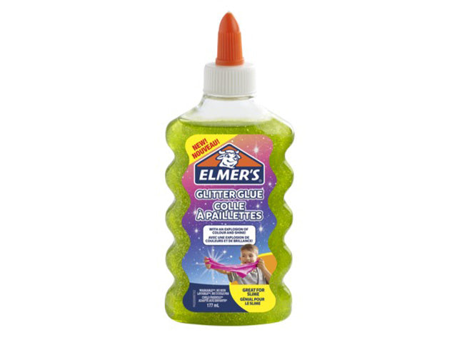 Elmer's colla glitter 177ml verde